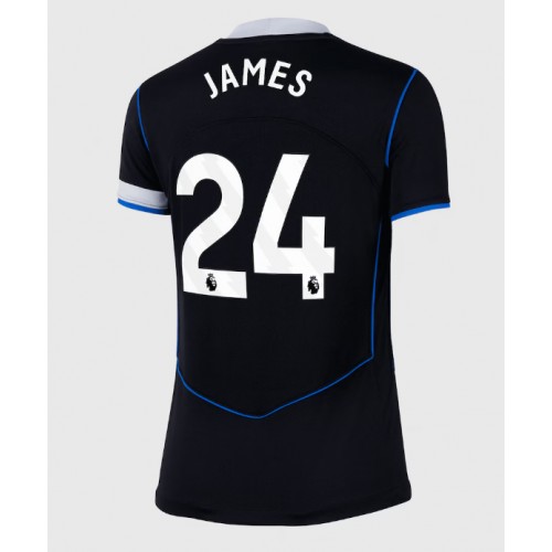 Stroje piłkarskie Chelsea Reece James #24 Koszulka Trzeciej dla damskie 2025-26 Krótki Rękaw